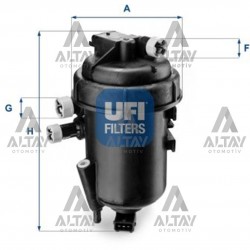 YAKIT FILTRESI (MAZOT) DOBLO CARGO 04-06 1.3JTD 16V KOMPLE OEM (ORİJİNAL EQUİPMENT MANUFACTURER)